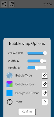 Bubblewrap options