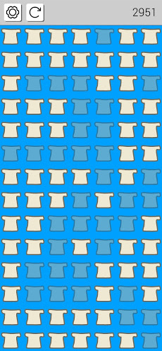 Bread bubblewrap, some are popped